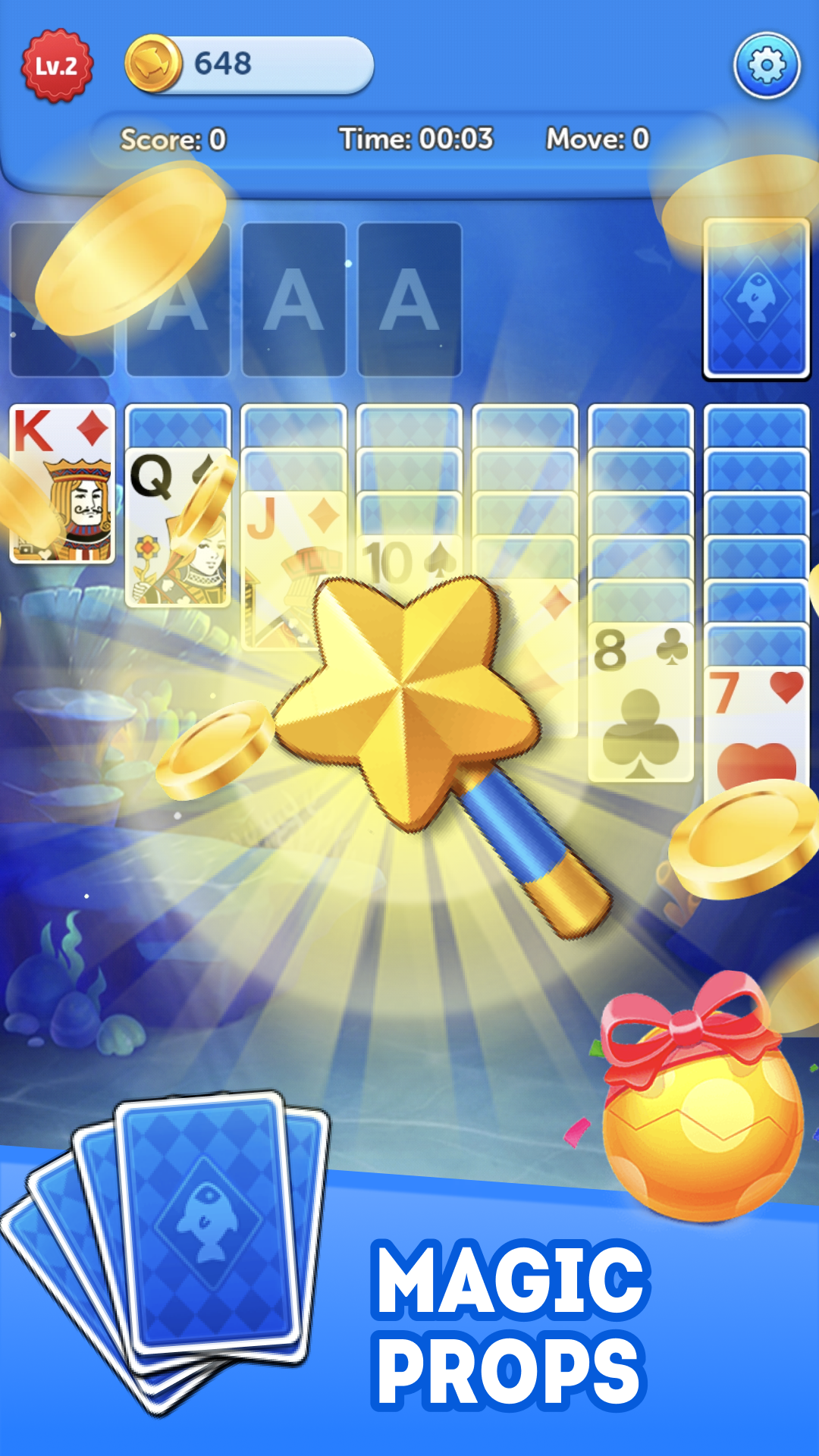 Screenshot 3 of Lucky Sea Solitaire 