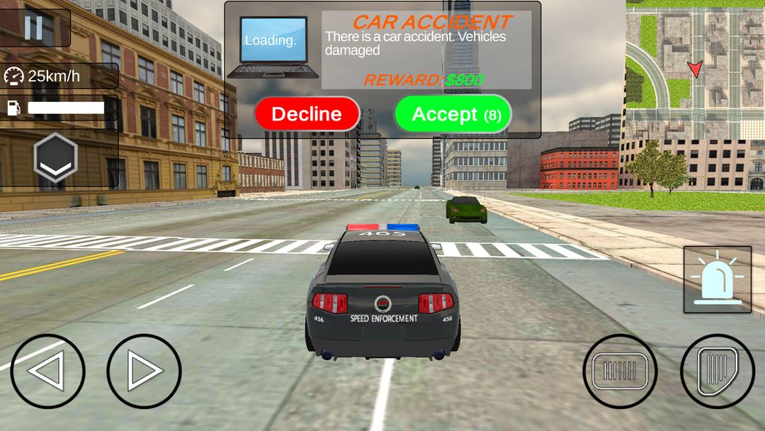 Screenshot of 警车模拟器 - 警察追逐