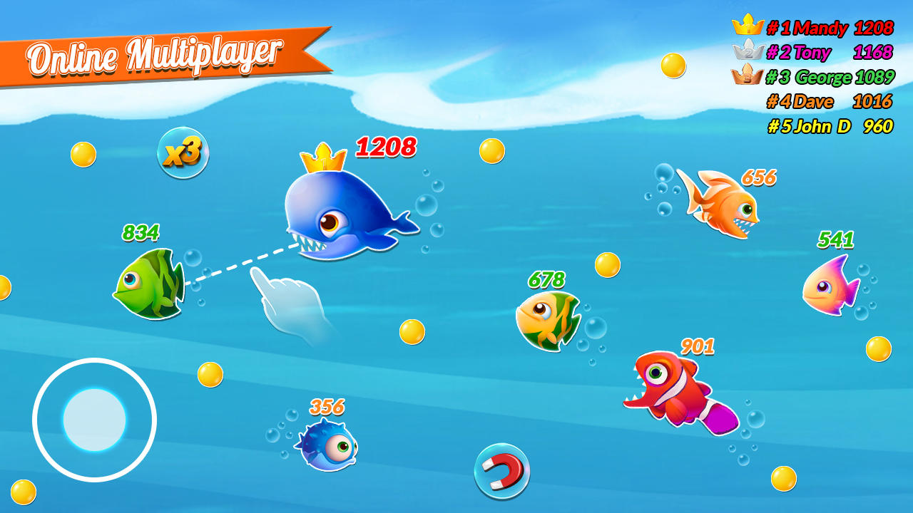 Fish.IO Fish Games Shark Games Game Screenshot