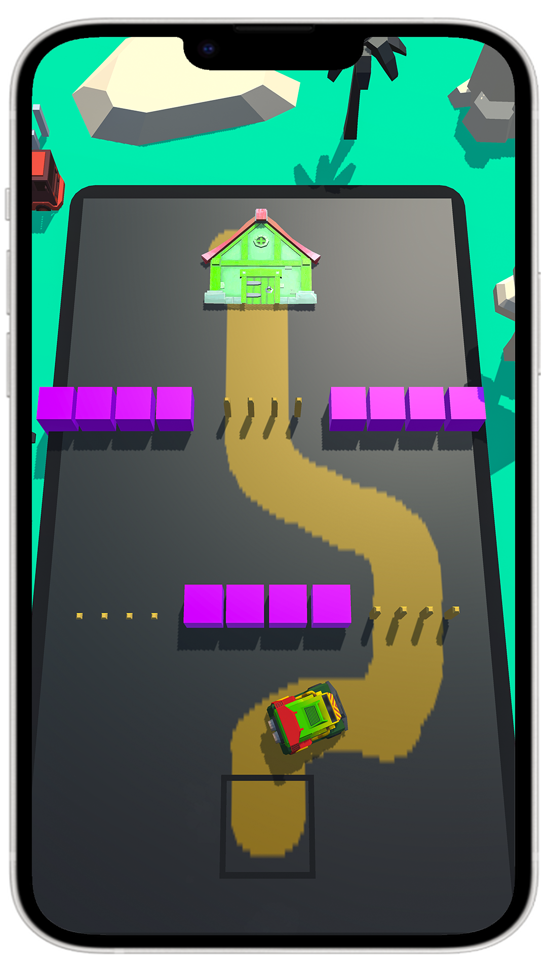 ドロー・トゥ・ホーム 3D カー アドベンチャー ゲームのスクリーンショット