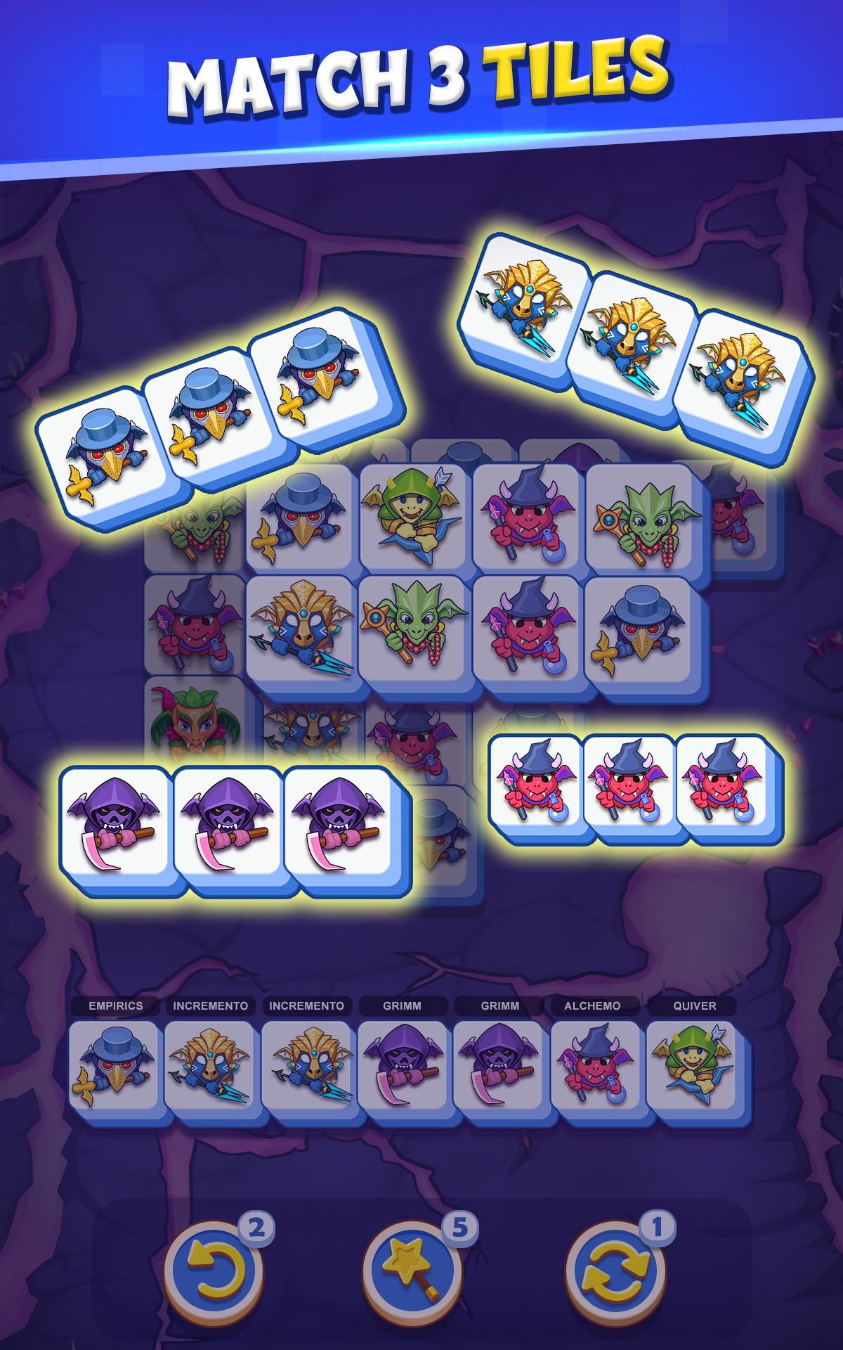 Puzzle Dragons : Tile Match screenshot game
