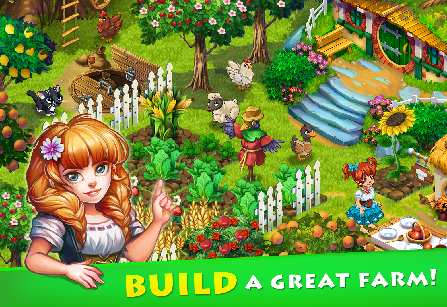 Farmdale: farm games Hay & Day ภาพหน้าจอเกม