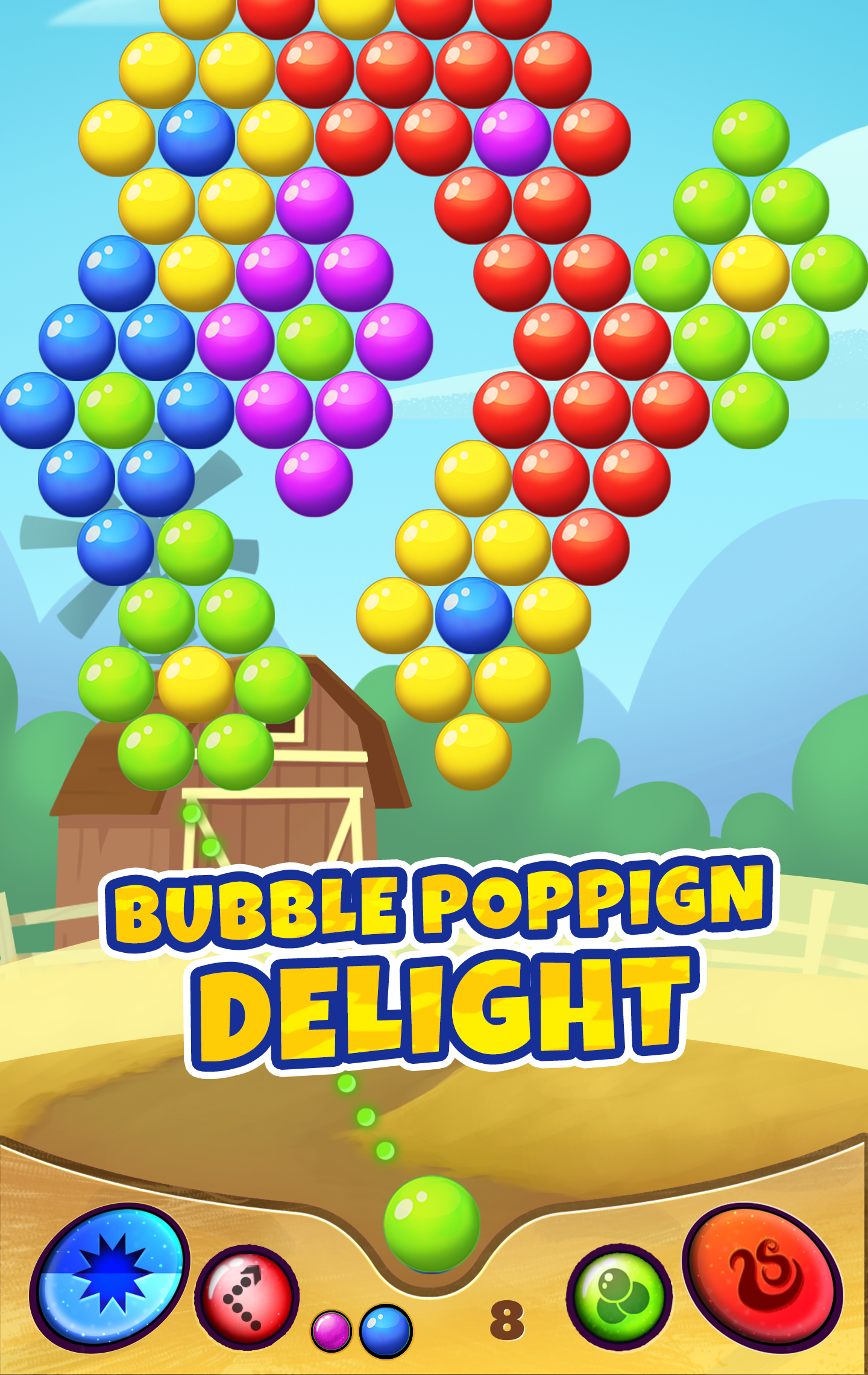 Bubble Hamster Game Screenshot