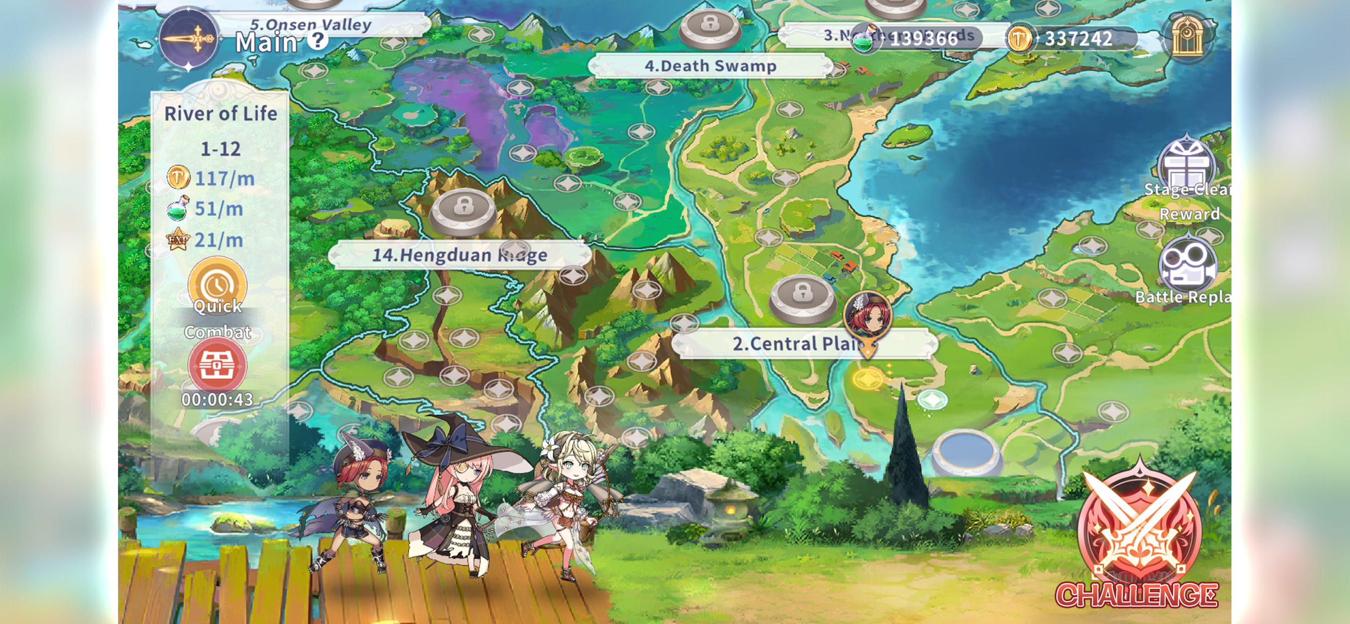 Idle Huntress: Girl's Land EU Game Screenshot