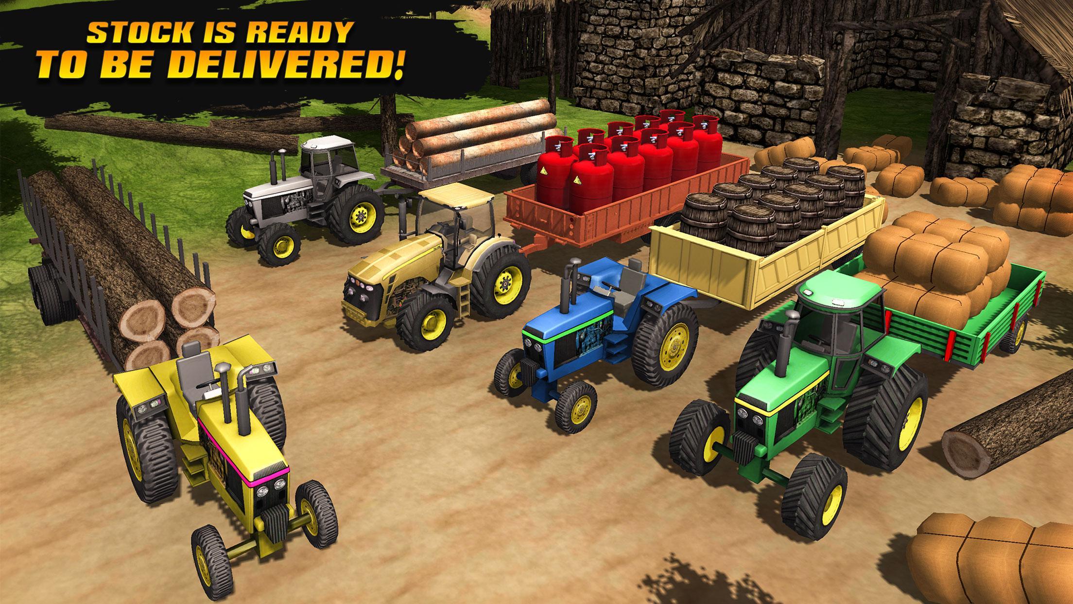 Cargo Tractor Hill Climb Offroad Simulator 3D Game Screenshot