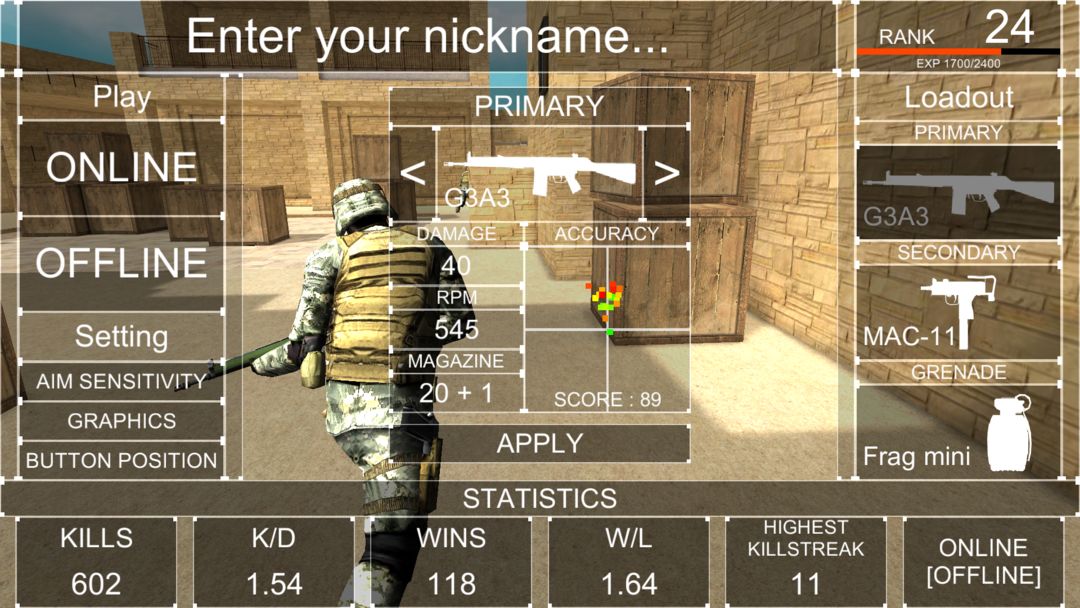 Squad Strike 3 : FPS 게임 스크린 샷
