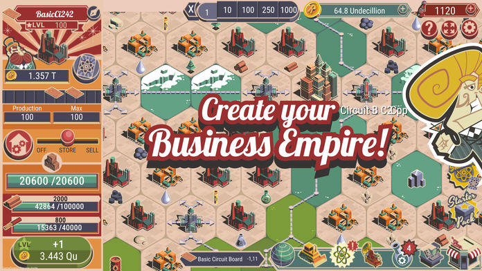 Cuplikan Layar Game Rocket Valley Tycoon