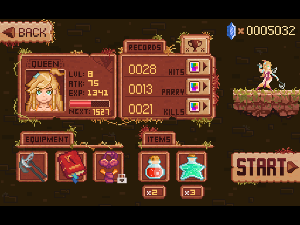 Combo Queen- 组合女王(动作与角色扮演合二为一) Game Screenshot