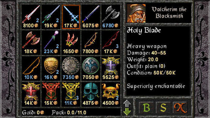 The Quest Classic Gold Game Screenshot