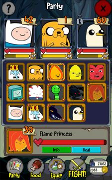 Adventure Time Puzzle Quest ภาพหน้าจอเกม
