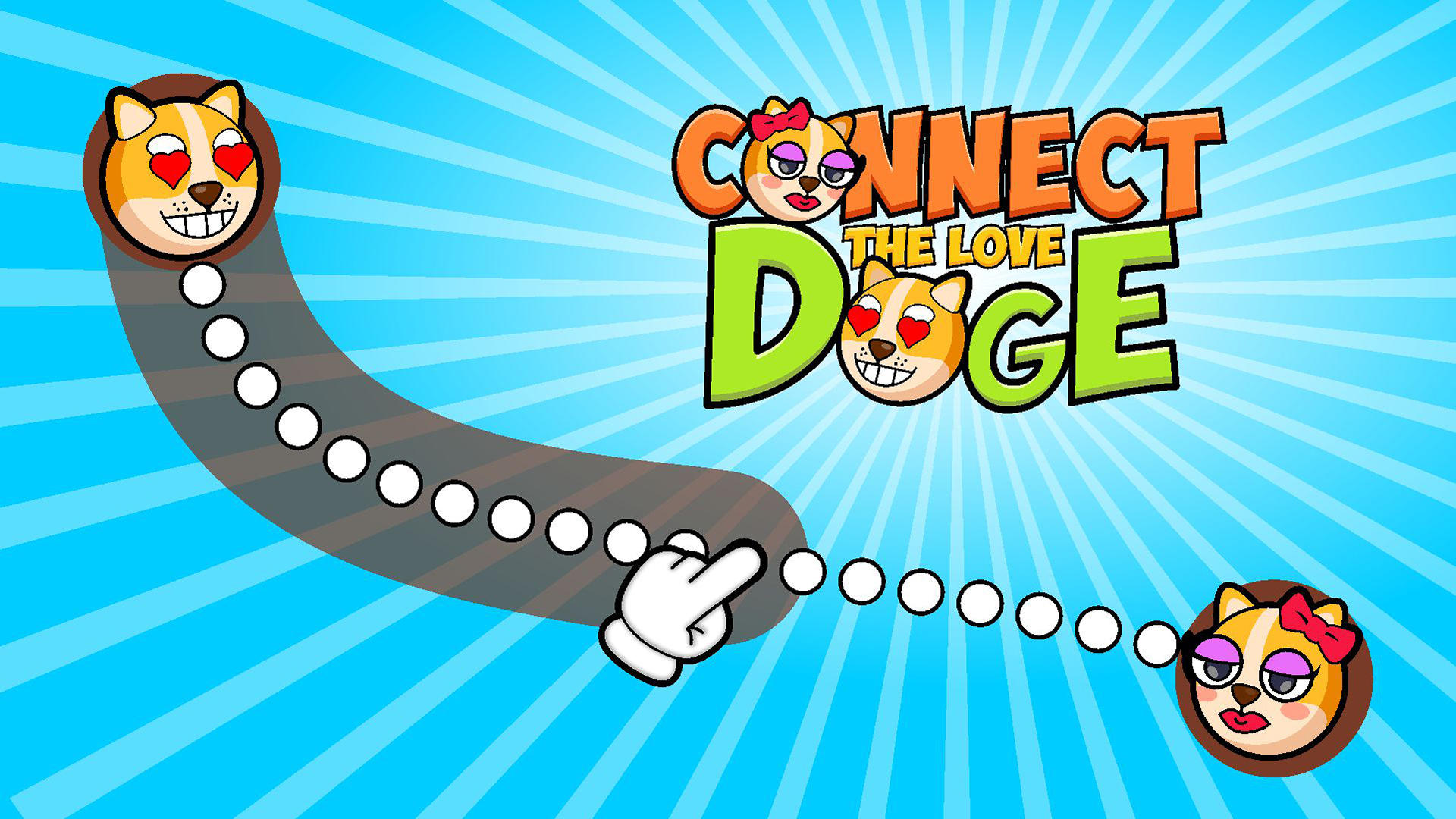 Connect Love Dog: Draw Puzzle Game Screenshot