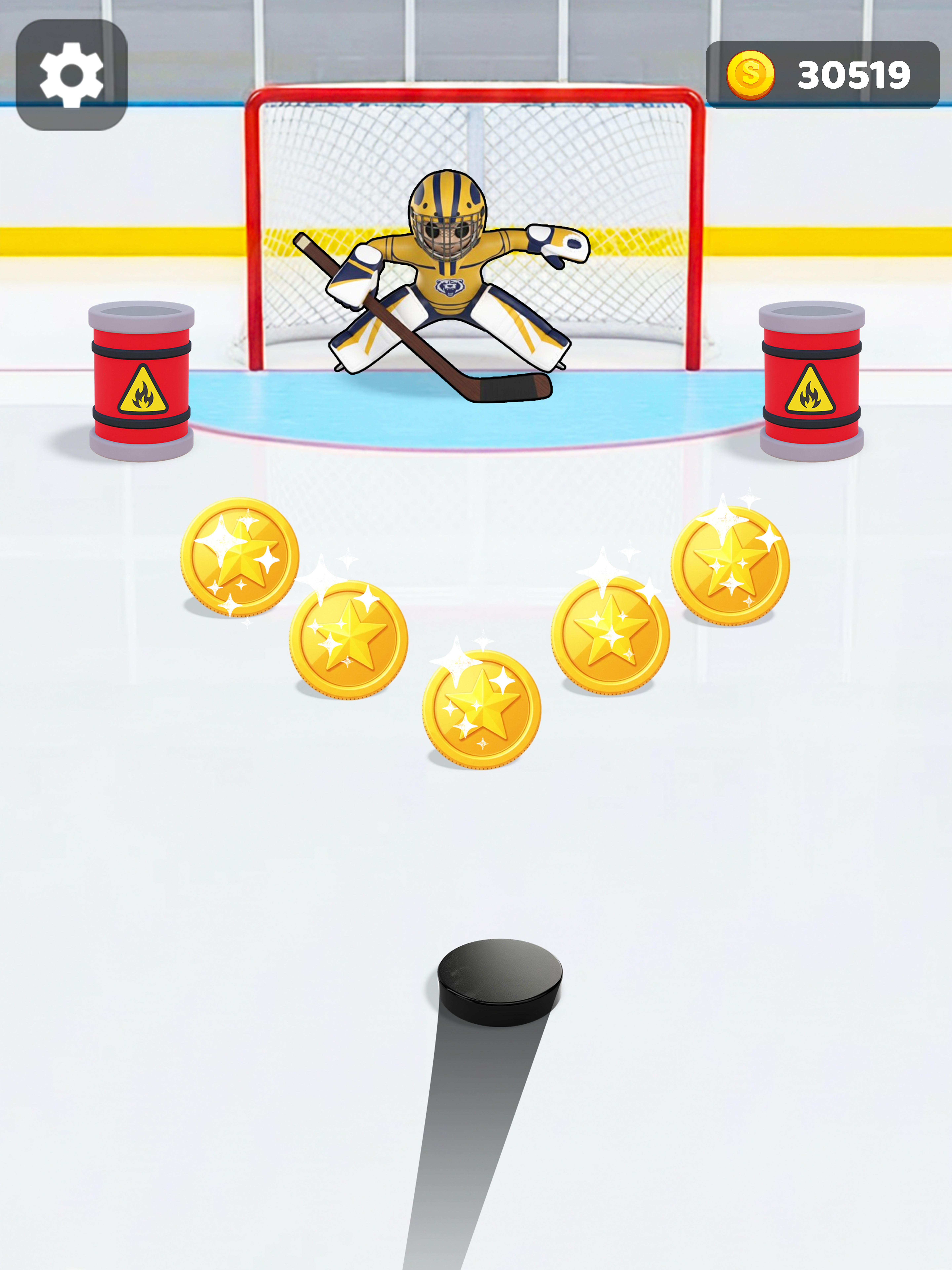 Frozen Arena: Ice Hockey Game 게임 스크린샷