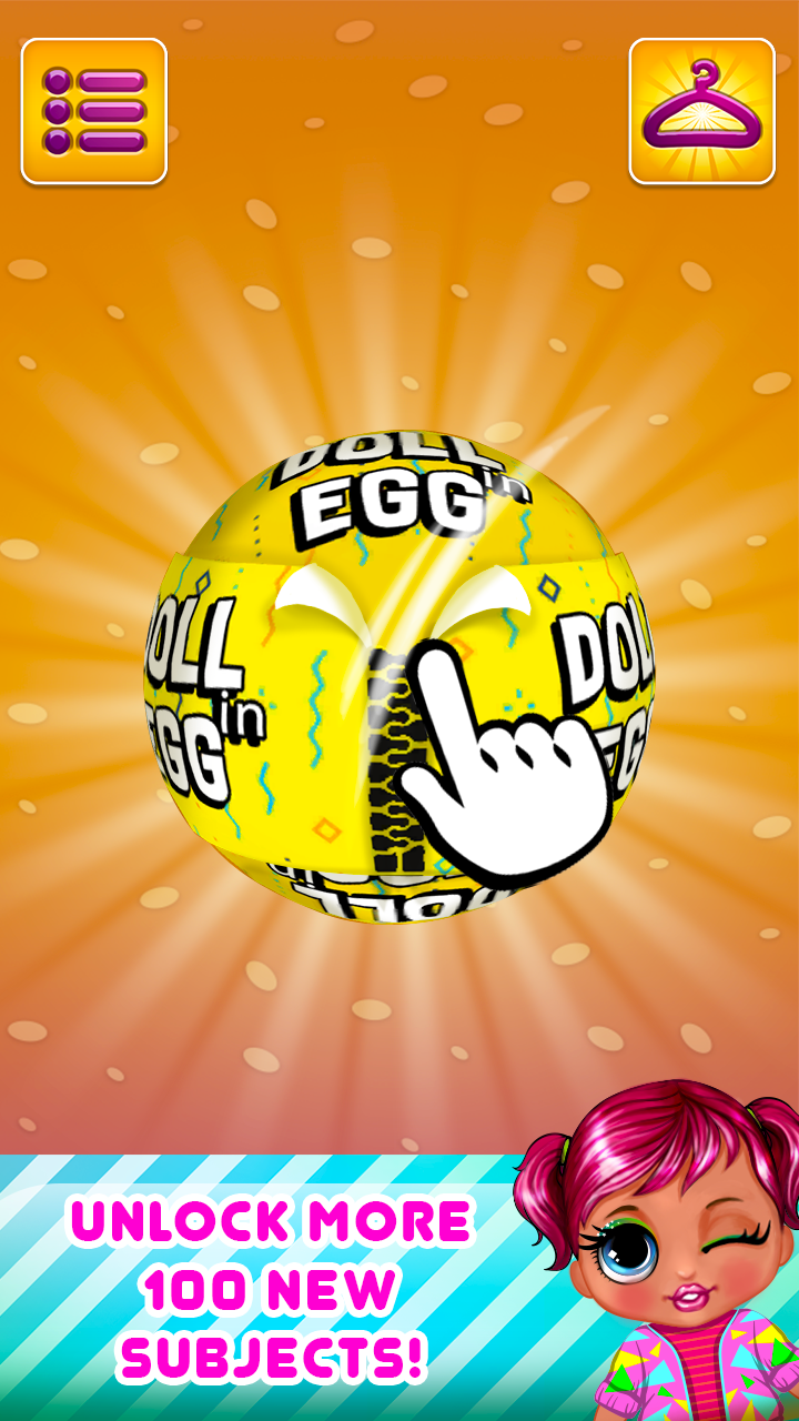 LQL Confetti POP Surprise Doll Eggs Game Screenshot