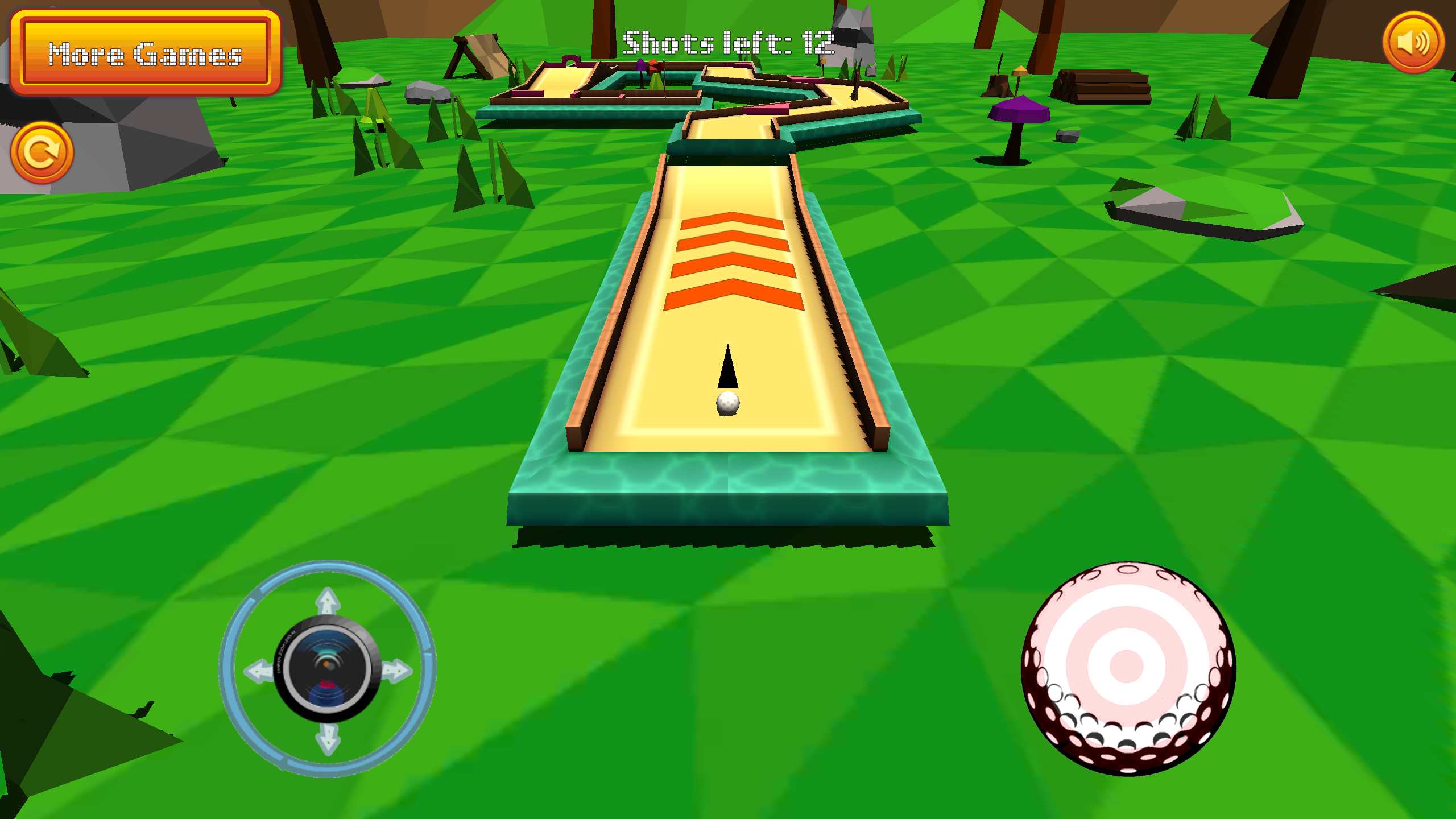 Mini Golf: Retro 2 ภาพหน้าจอเกม