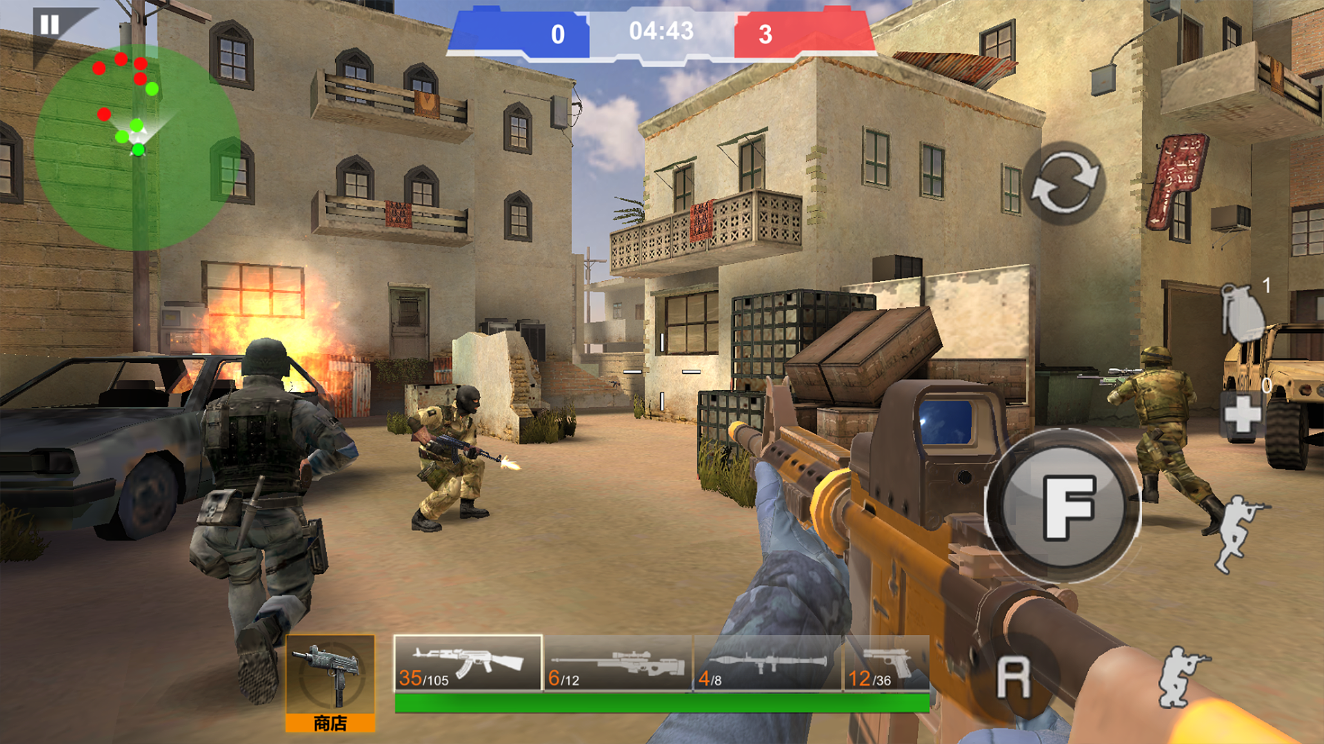FPS Counter : PVP Shooter Game Screenshot