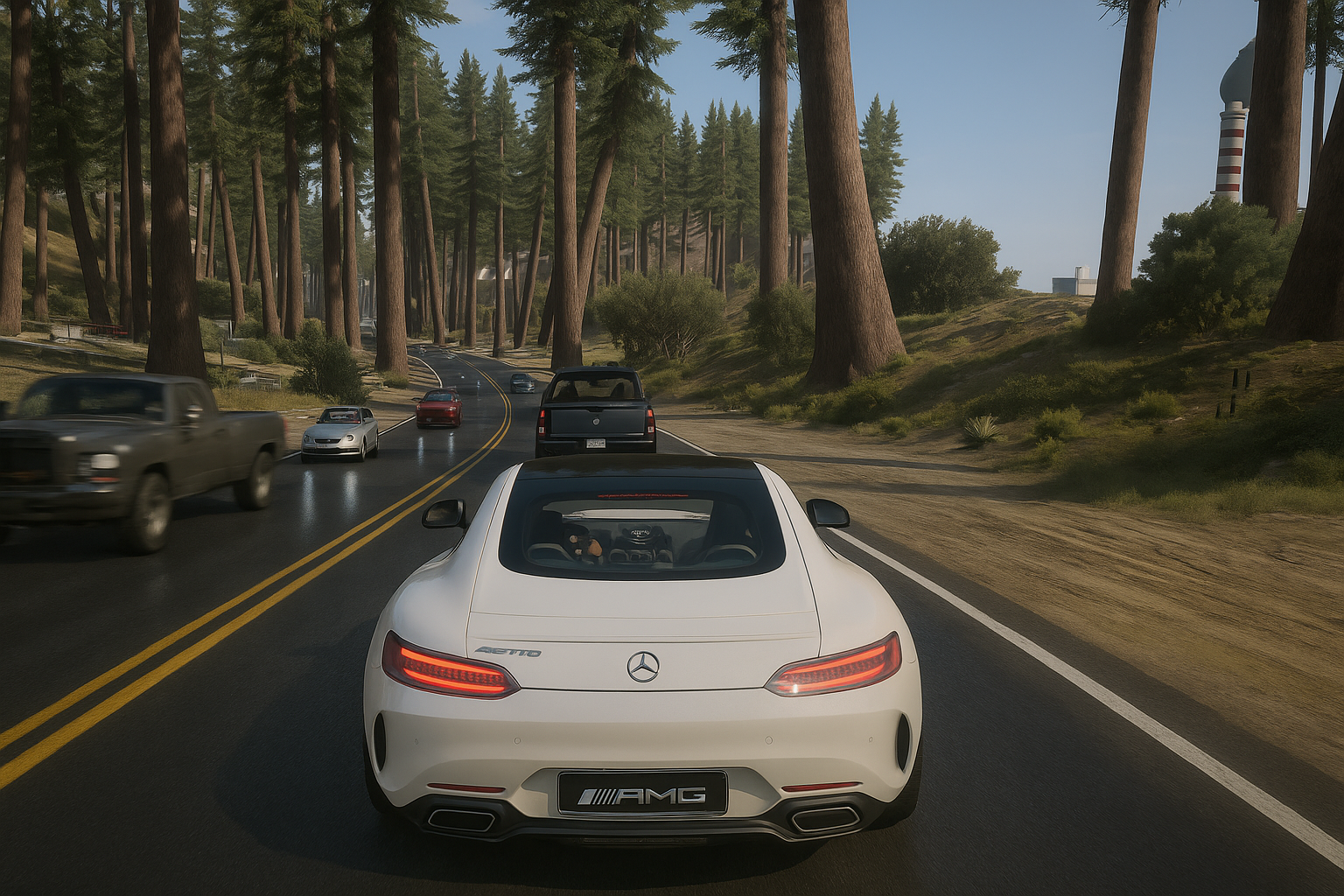 Car Driving Open World Games Game Screenshot