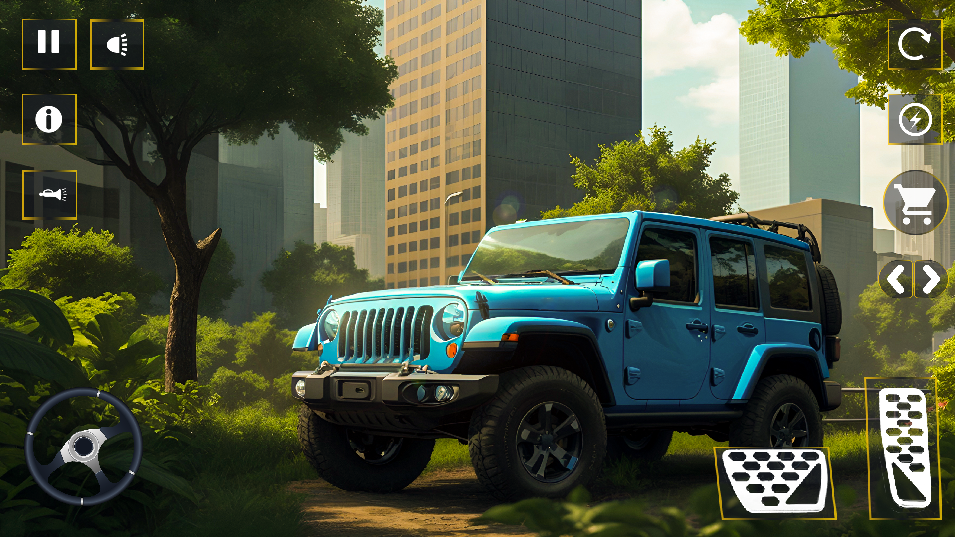 Captura de Tela do Jogo Long Road Trip Car Games 3D