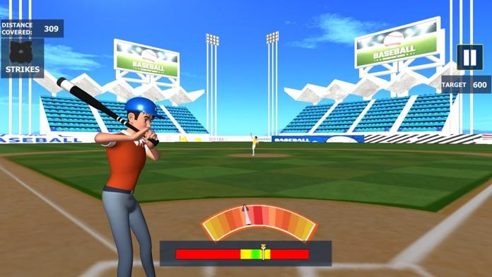 Captura de Tela do Jogo Baseball League Bat Ball