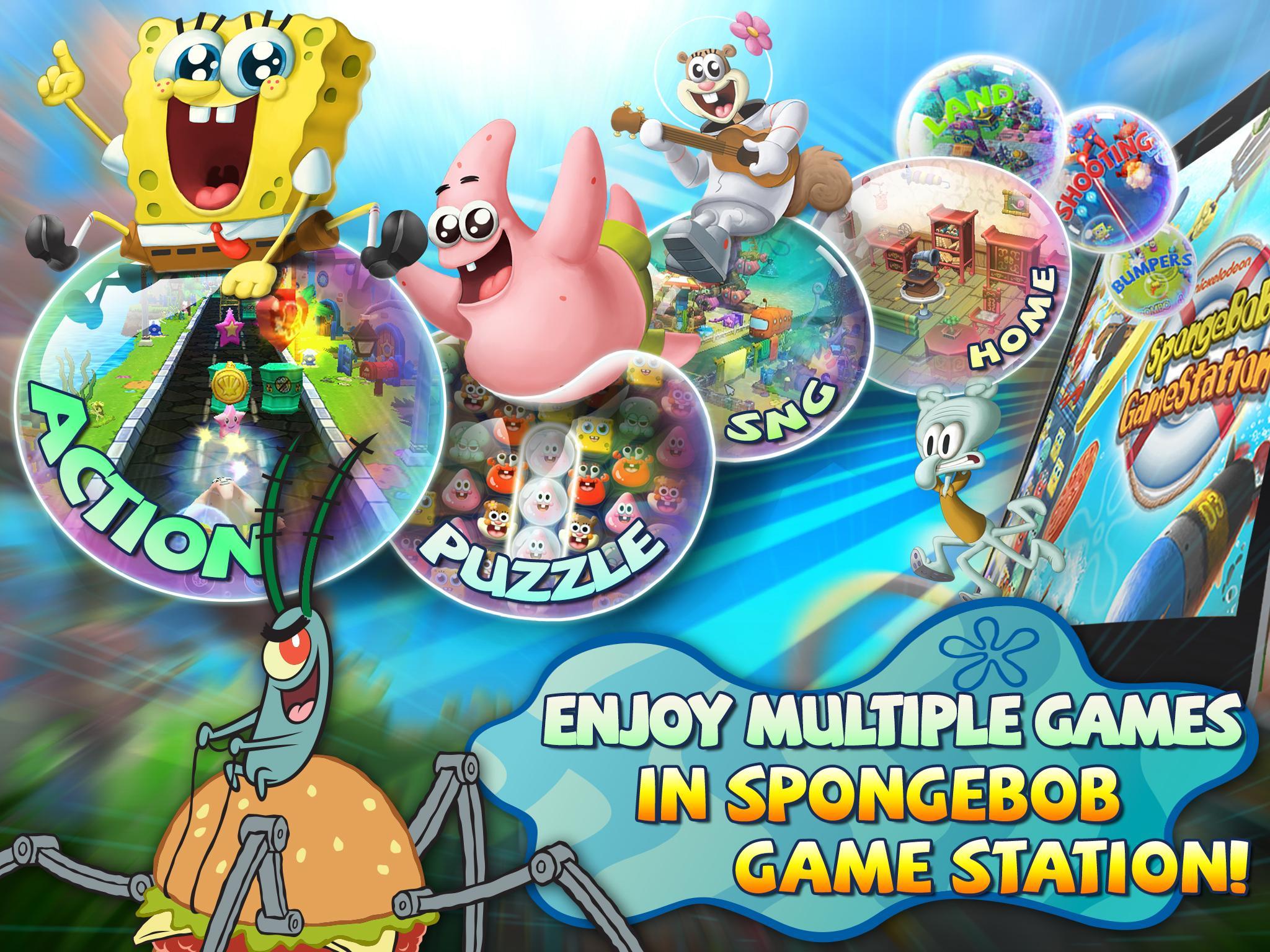 Screenshot of SpongeBob GameStation