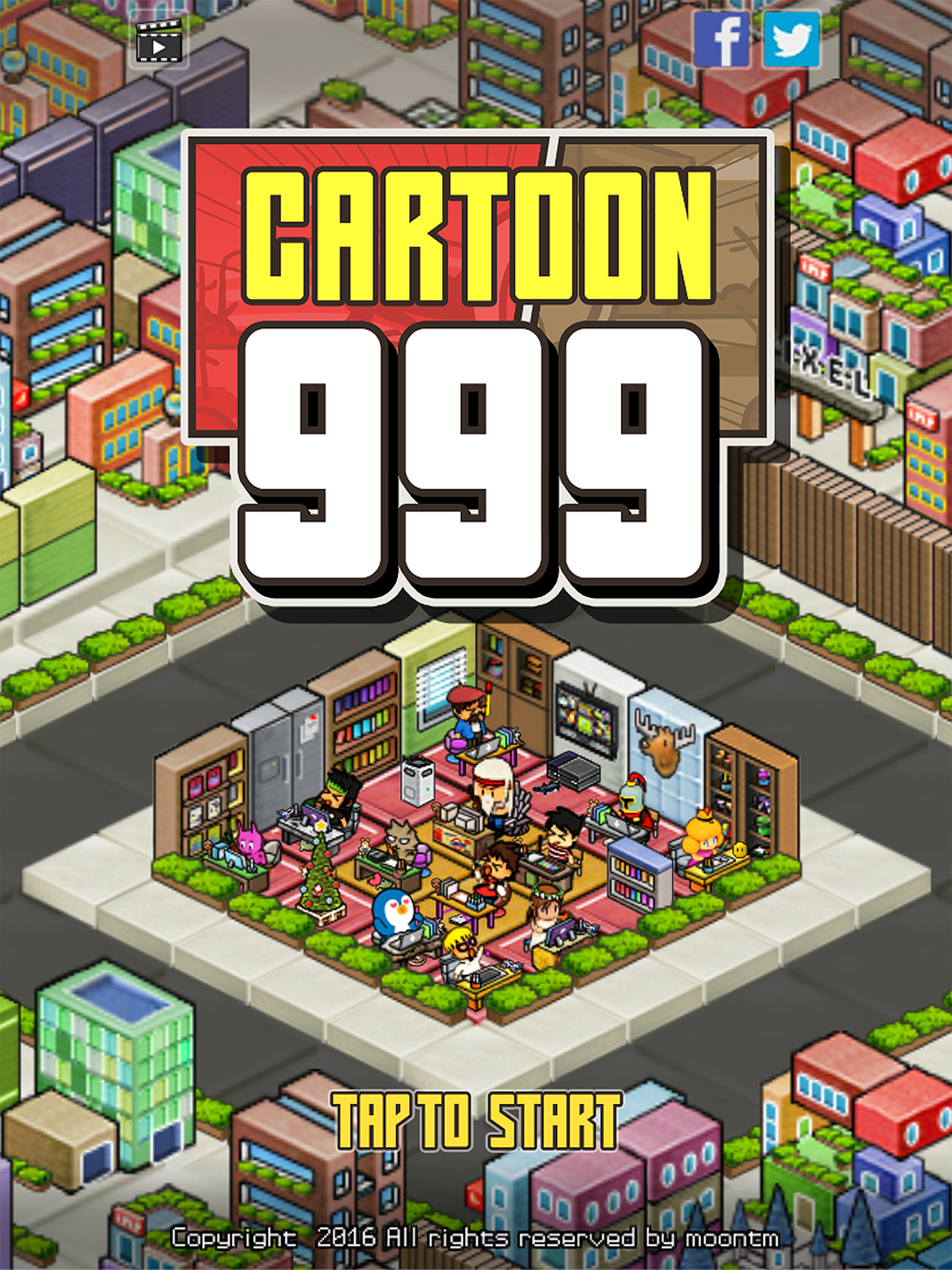 Tap Tap Cartoon - Cartoon999 Game Screenshot