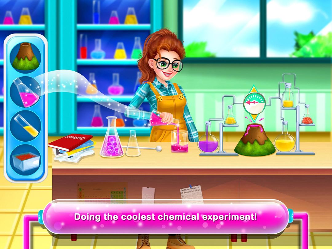 Science Girl vs School Bully - screenshot game