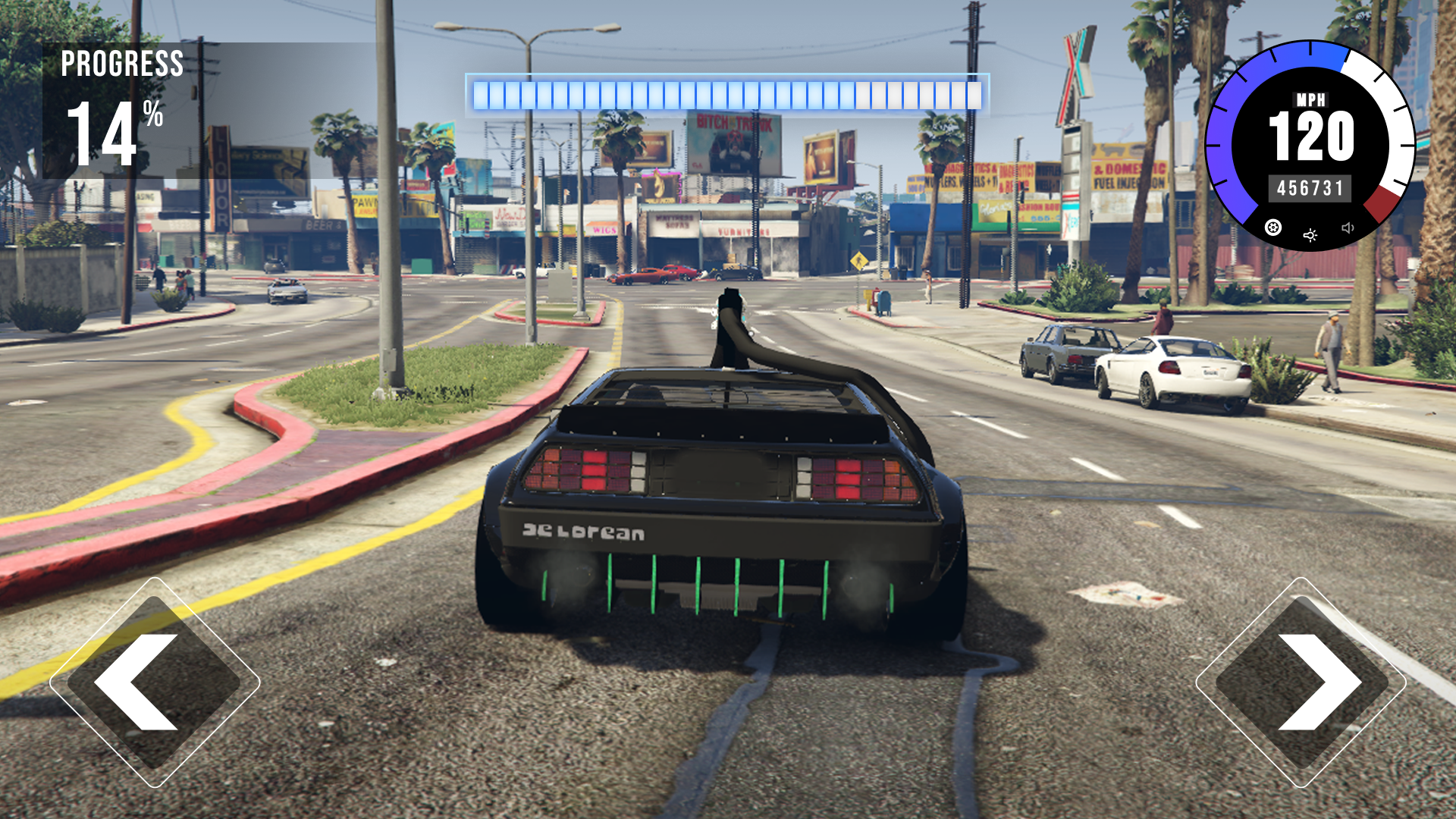 Screenshot 3 of Delorean Simulator Future Race 