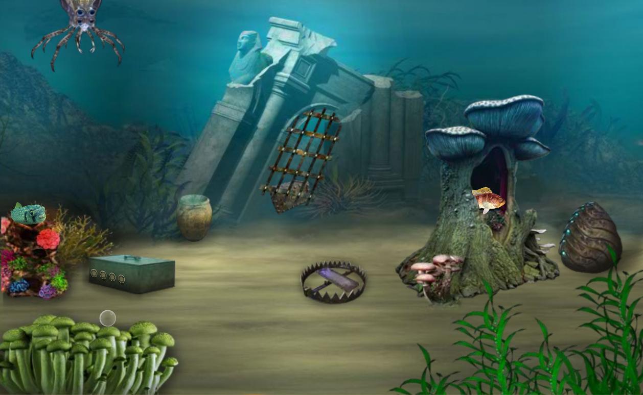 Underwater Treasure Escape 3 Game Screenshot