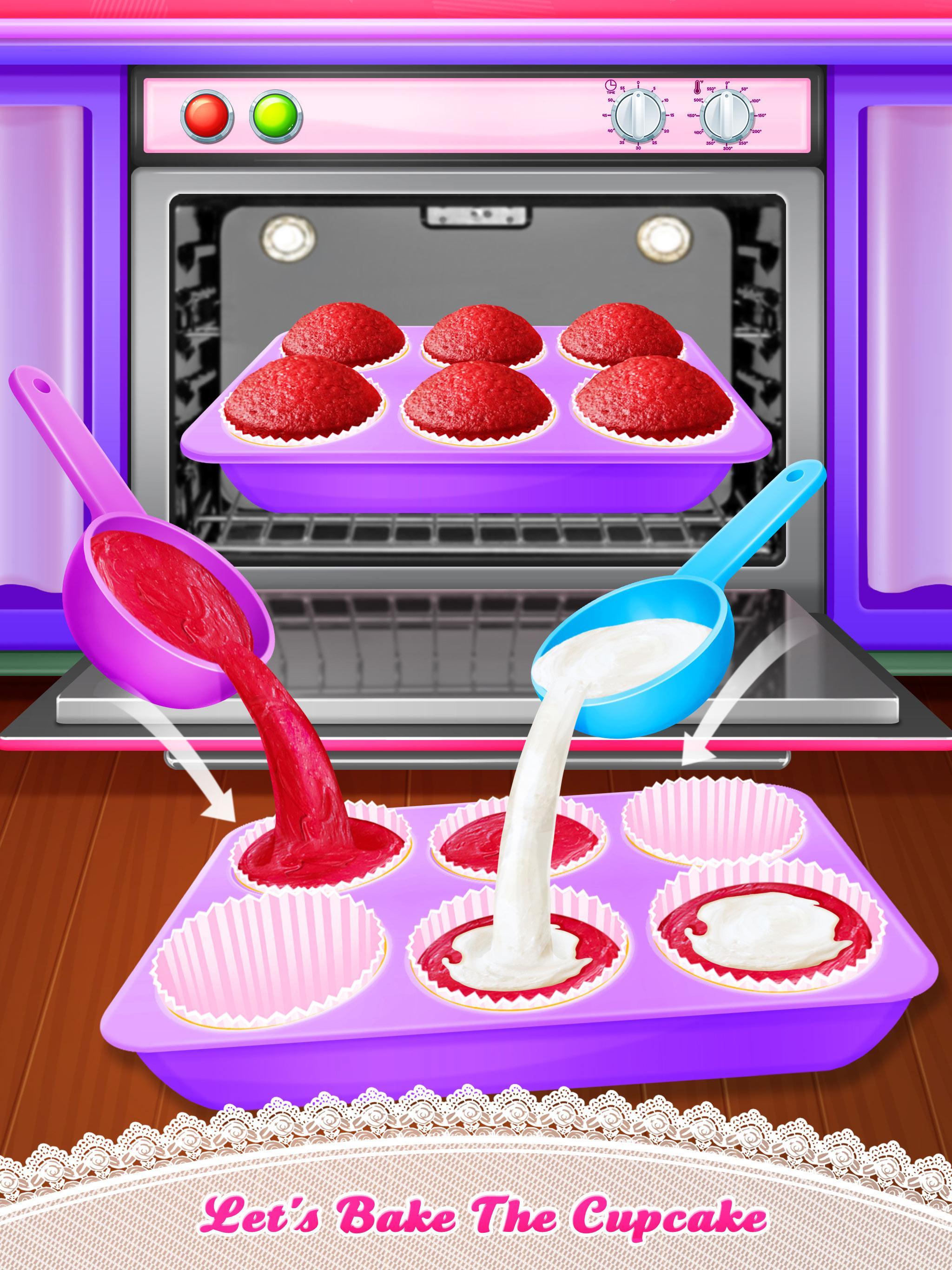 Red Velvet Cupcake - Date Night Sweet Desserts Game Screenshot