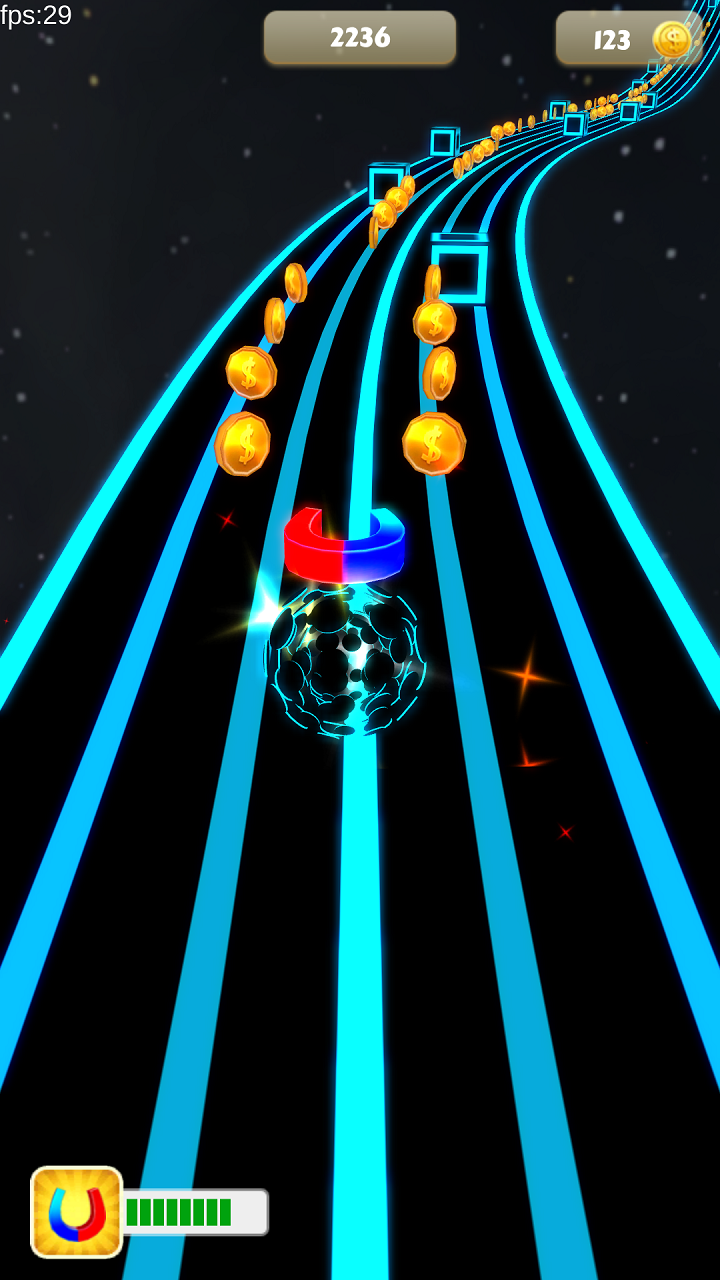 Space Rush ゲームのスクリーンショット