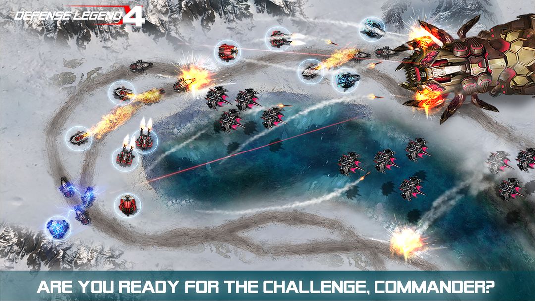 Defense Legend 4: Sci-Fi Tower defense screenshot game
