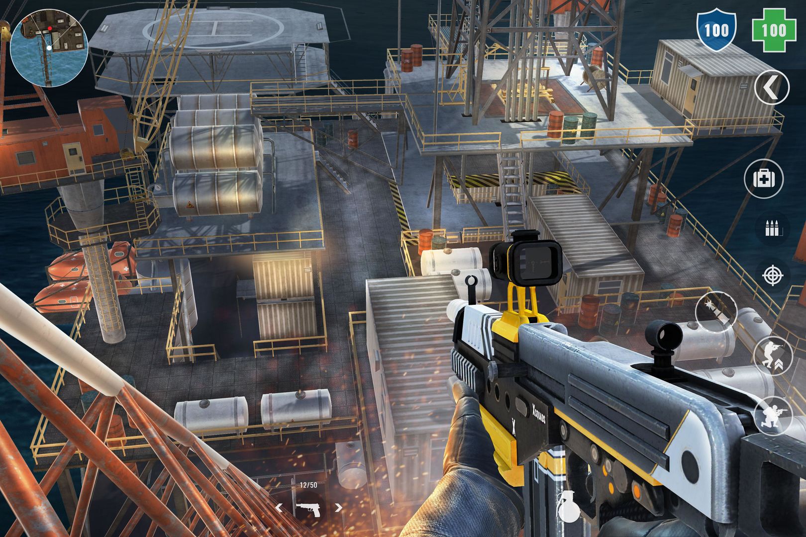 Screenshot of MazeMilitia: LAN, Online Multiplayer Shooting Game