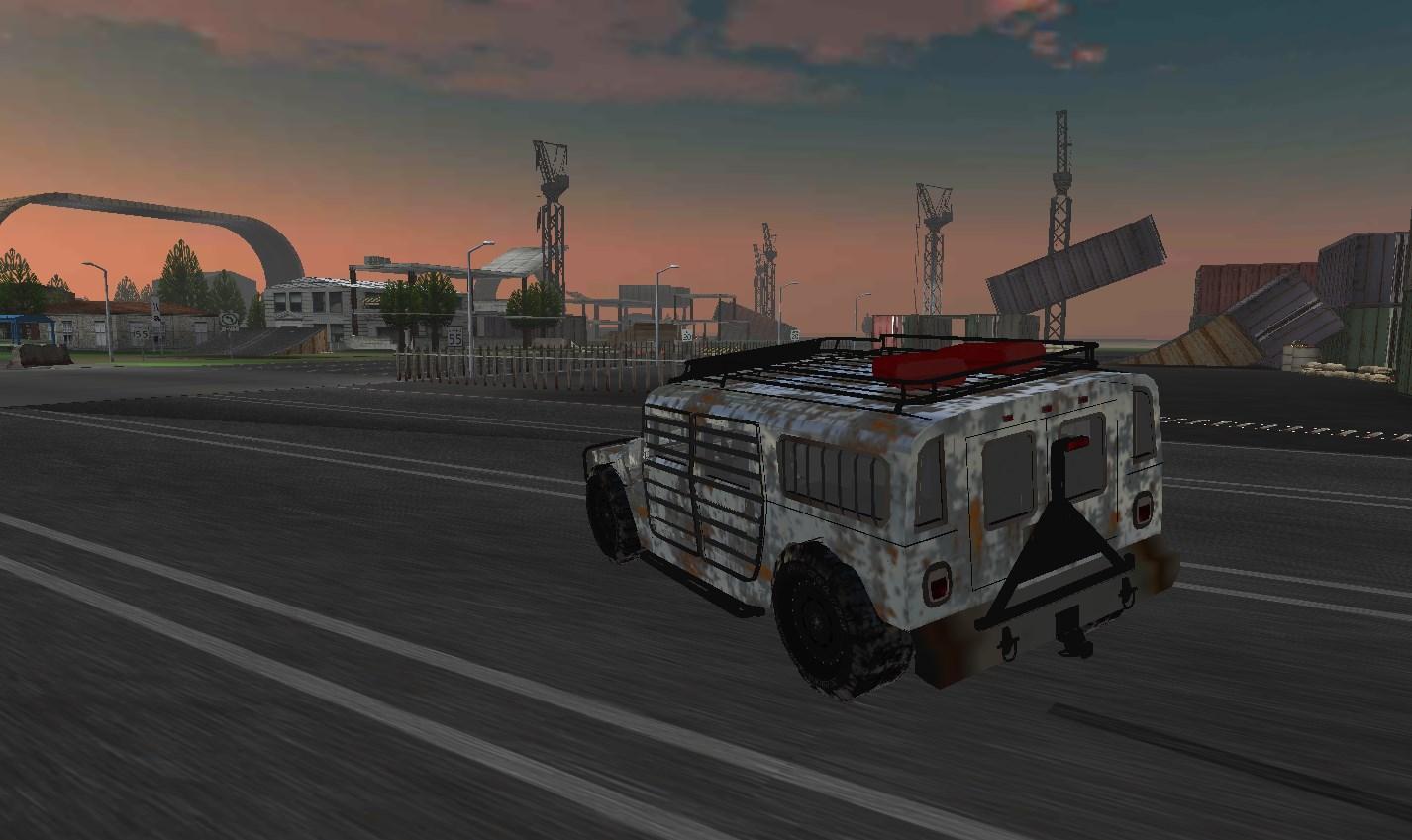 Cuplikan Layar Game Truck Driving Zombie Road Kill