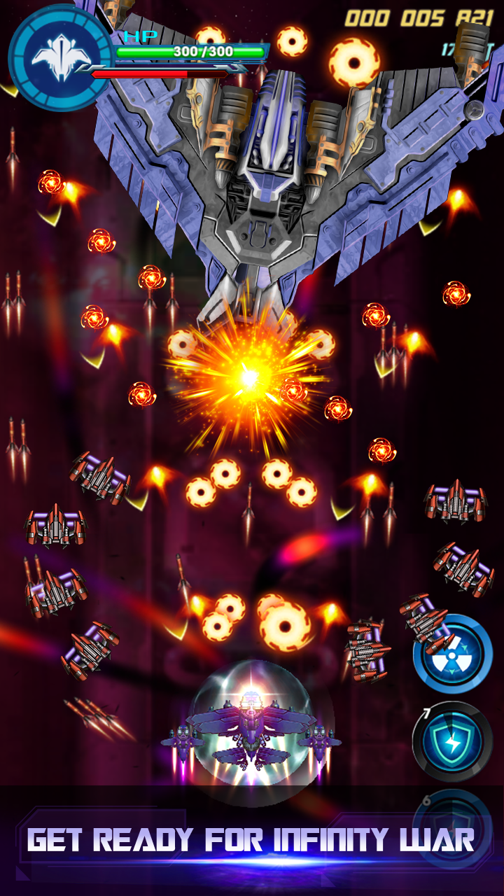 Galaxy Shooter Sky Invaders Game Screenshot
