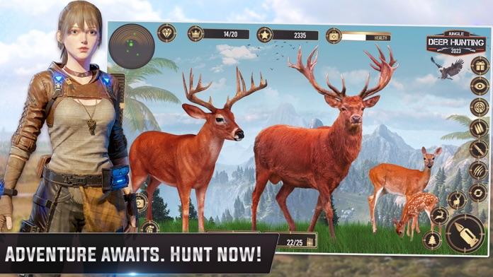 Wild Deer Hunting Simulator 3D 게임 스크린샷