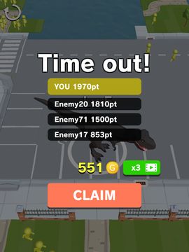 Dinosaur Rampage Game Screenshot