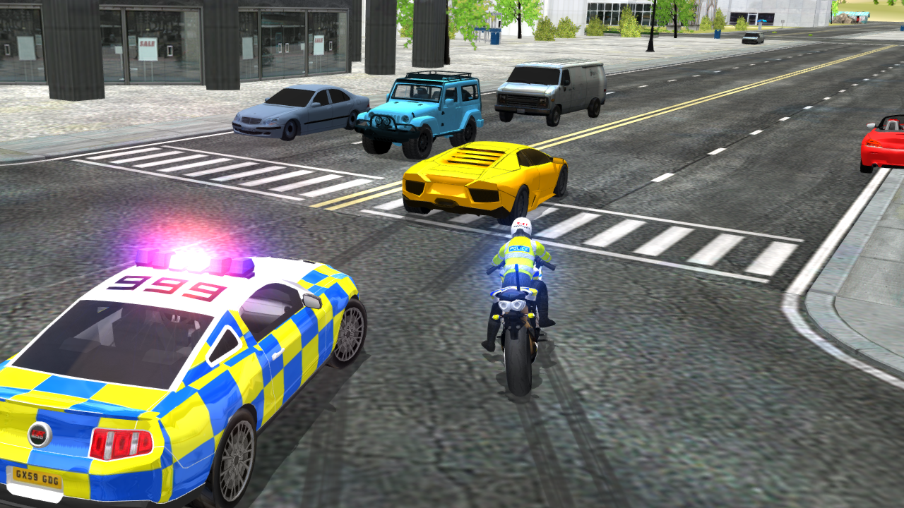 Screenshot 1 of Guida di un'auto della polizia - Inseguimento della polizia 1.04