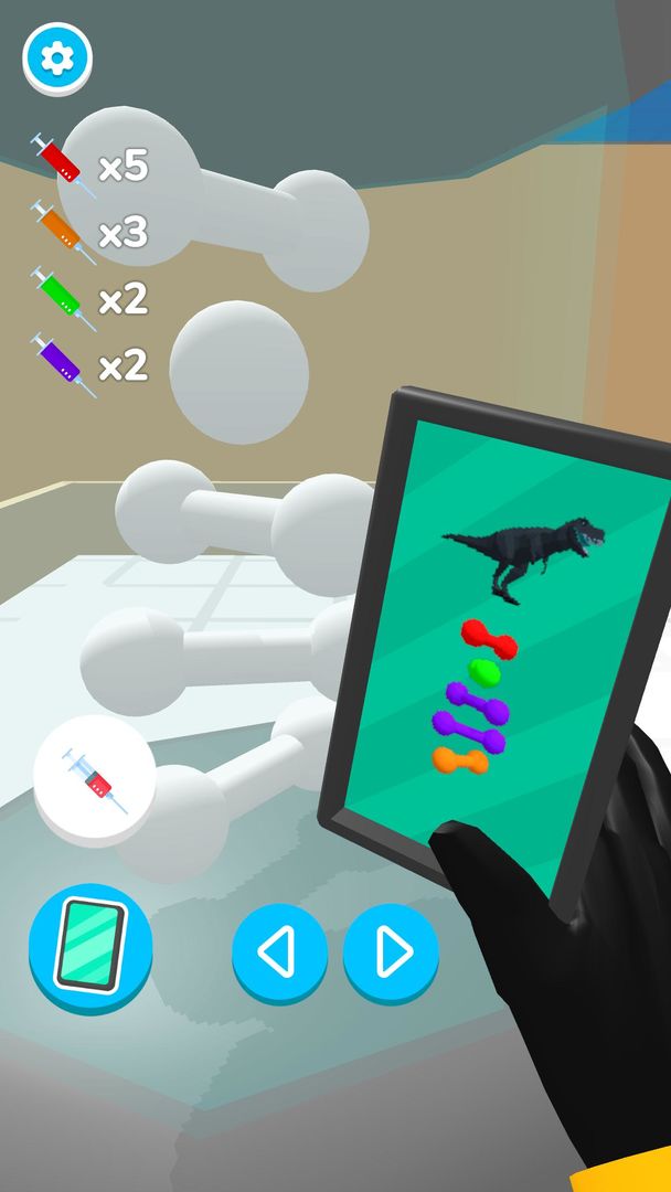 Dino Lab screenshot game