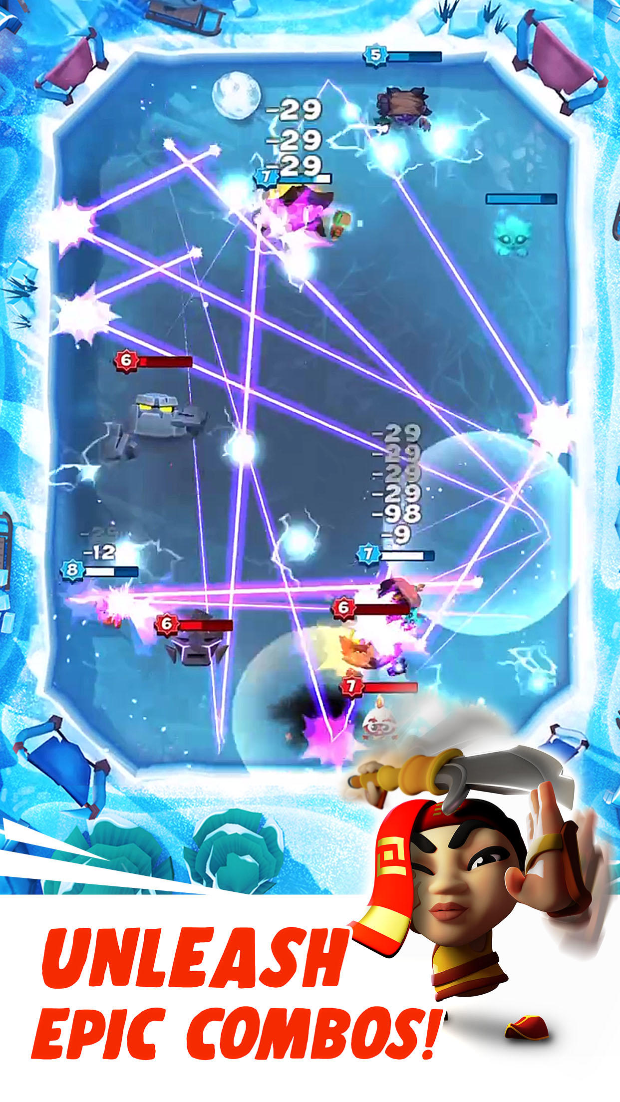 Screenshot of Smashing Four: PvP Hero bump