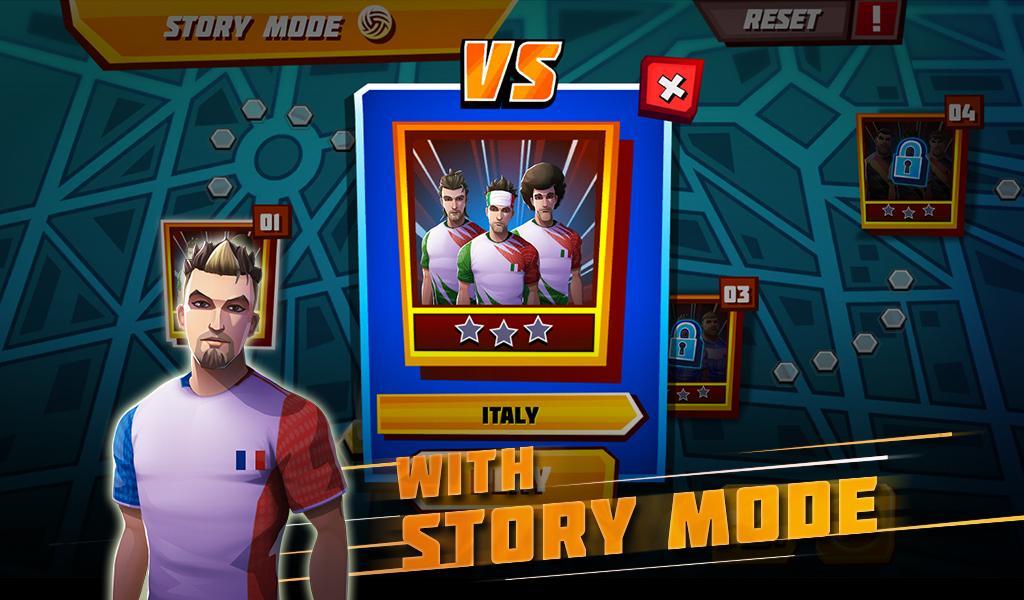 Roll Spike Sepak Takraw ภาพหน้าจอเกม