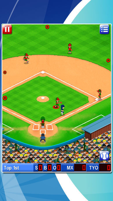 Big Hit Baseball 게임 스크린 샷