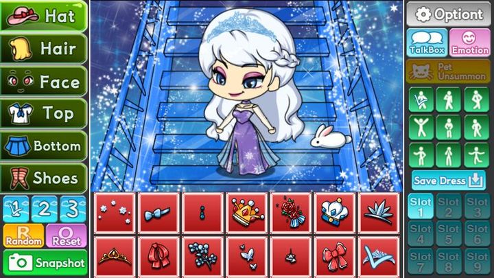 Screenshot 1 of Ice Princess Pretty Girl : dress up game 1.0.6