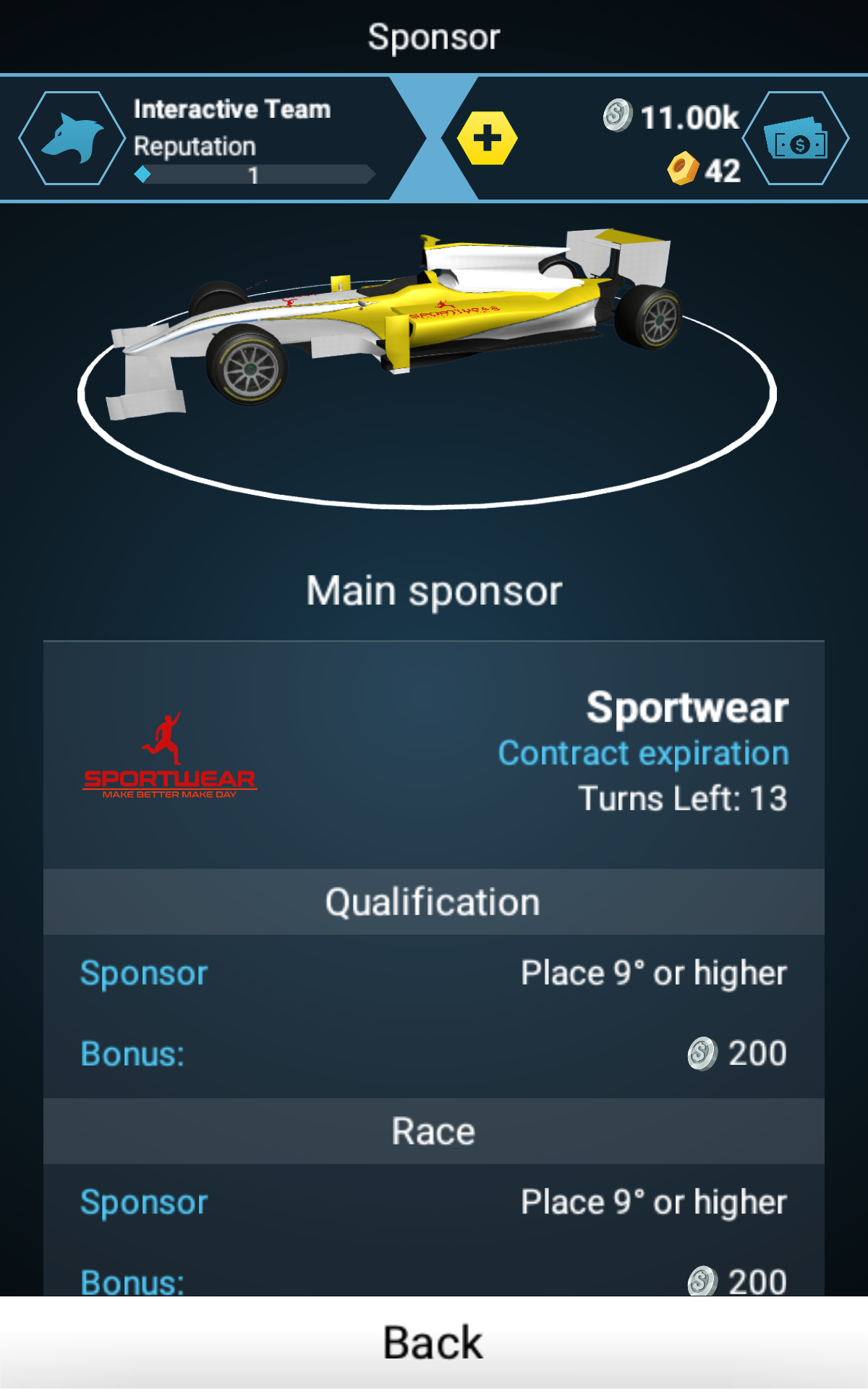 Motorsport Master 게임 스크린 샷
