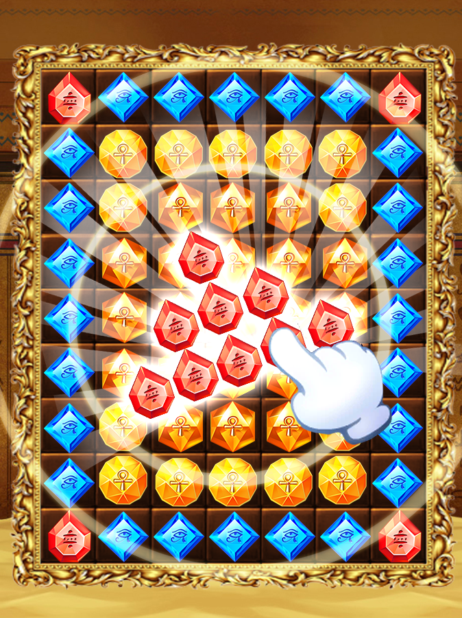 Скриншот игры Pyramid Collapse Diamond Puzzl