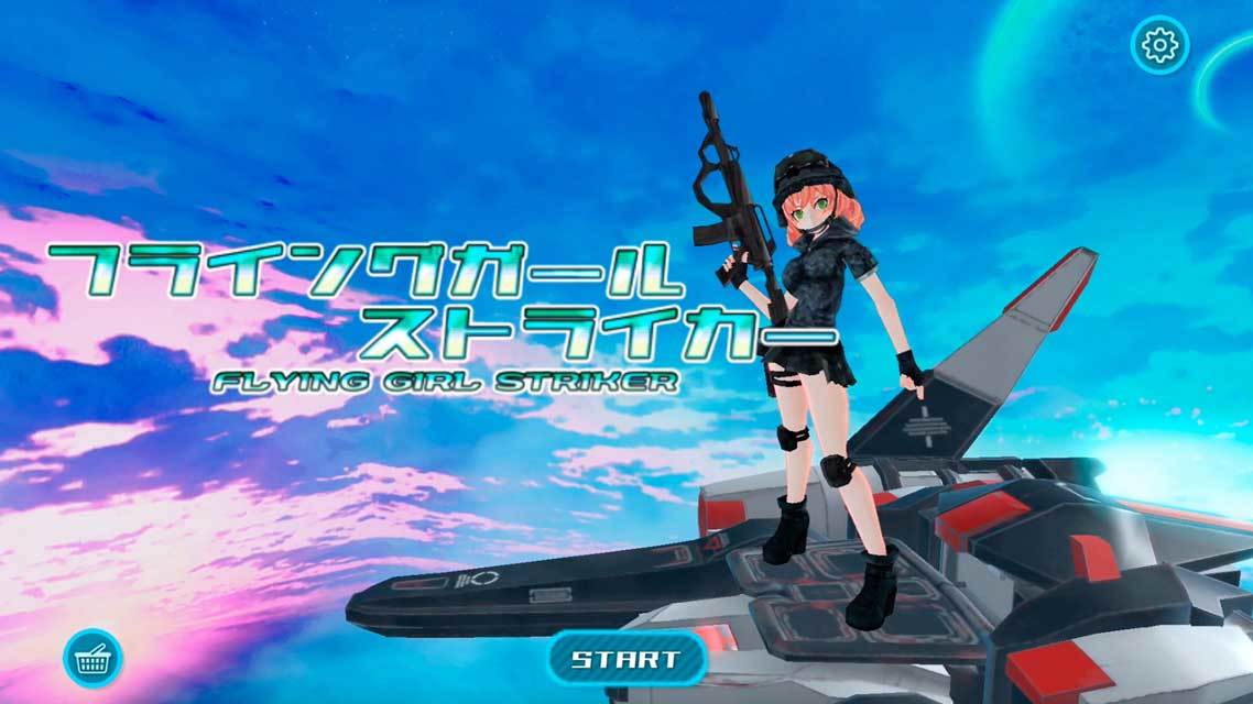 Screenshot dari video Flying Girl Striker