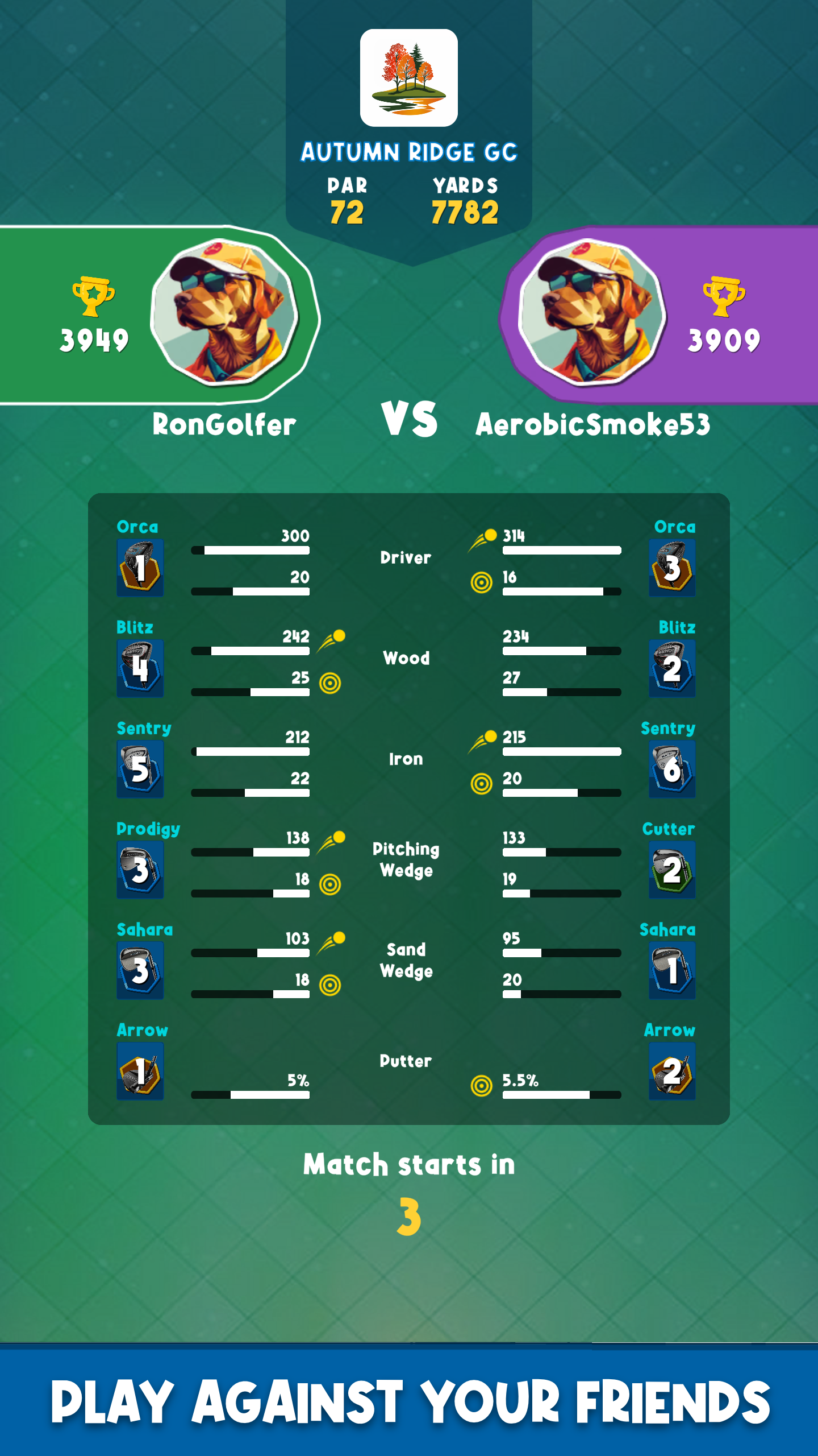 Bogey Royale ภาพหน้าจอเกม