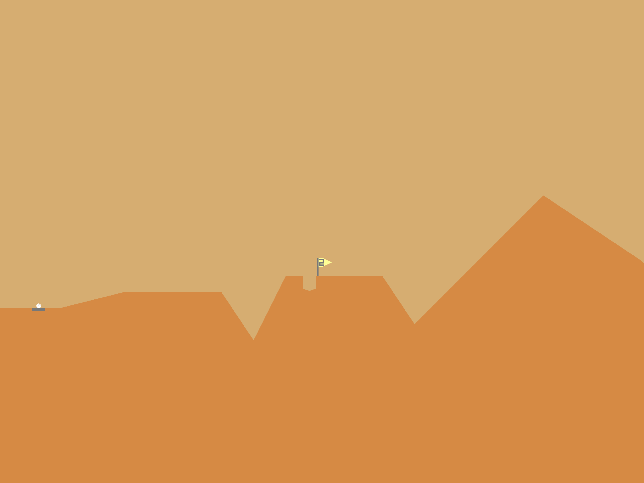Desert Golfing ゲームのスクリーンショット