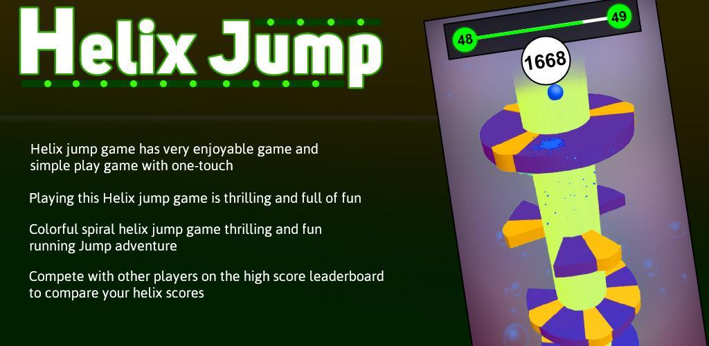 Banner of เกม 3d Helix Jump Ball Balance Spring 1.0.1
