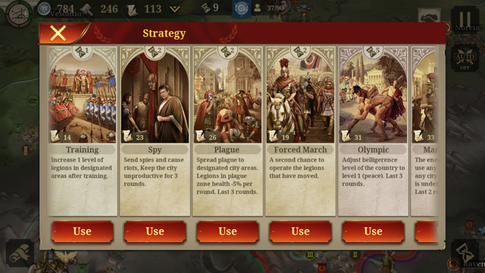 The Great Conqueror: Rome Game Screenshot