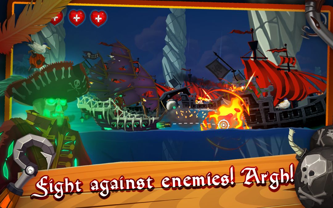 Screenshot of Pirate Ship Shooting Race