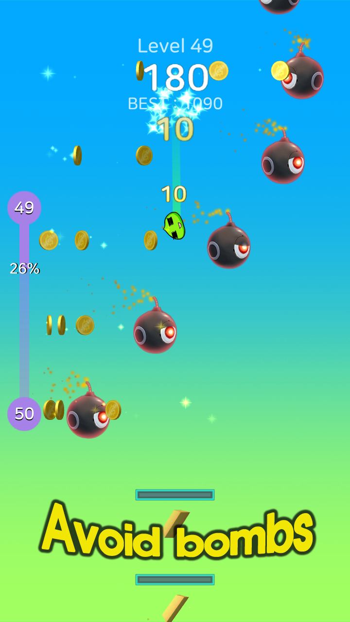 Screenshot of Falling Pong